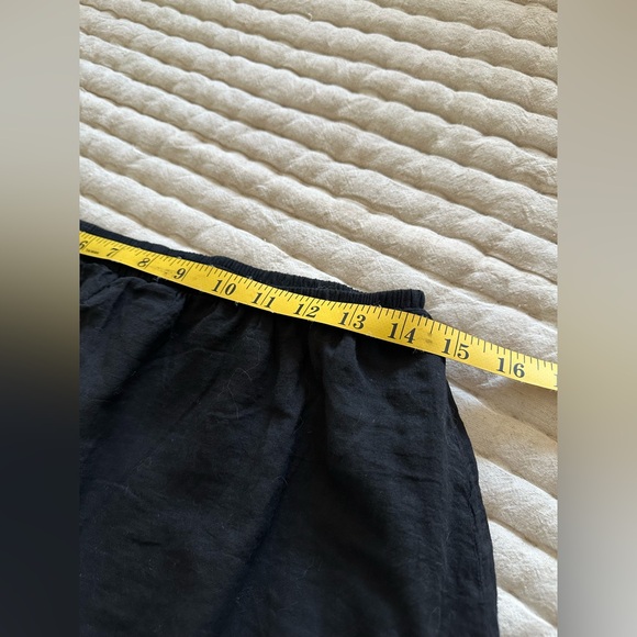 Linen pants with overlay, size large - Picture 8 of 9